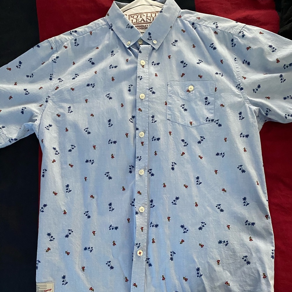 7 Diamonds Short Sleeve Hula Shirt